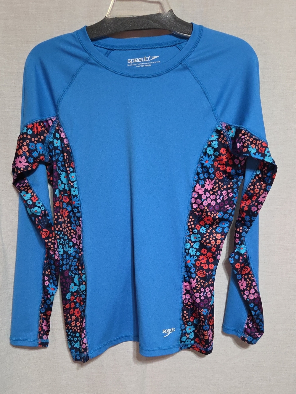 Speedo Blue Swimwear Label Print